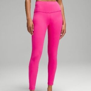 Lululemon Sonic Pink Align High-Rise Leggings - NEVER WORN 28”